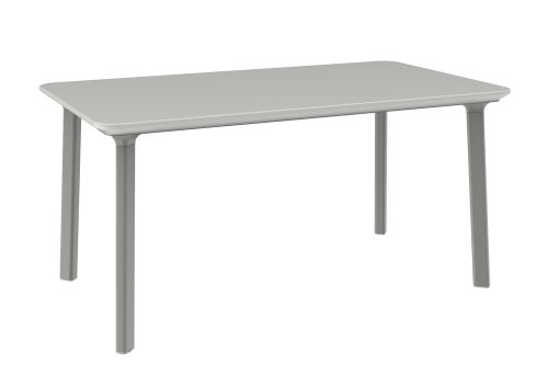 Toomax Z0971R0--5700 ITALIA DINING plastový stôl svetlo šedá