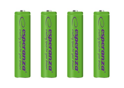 Esperanza EZA102G dobíjacia batéria Ni-MH AAA 1000 mAh 4ks zelené