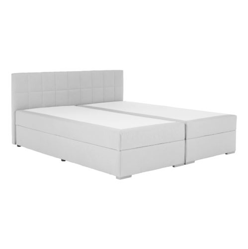 Kondela 254692 Boxspringová posteľ 160x200, svetlo šedá, FERATA KOMFORT 215 x 160 x 90 cm