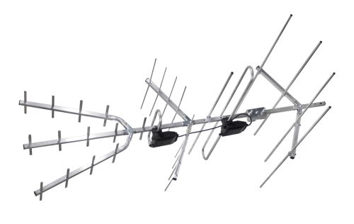 LP TV UHF + VHF anténa AP-TRIA-MAX strieborná ANT0008