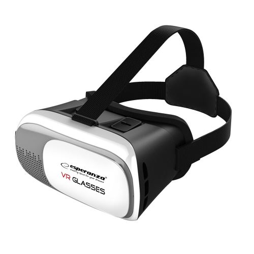 Esperanza 3D VR Okuliare EMV300 čierne,Posuvný přední kryt