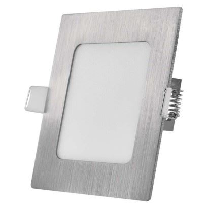 EMOS Lighting ZD2223 LED podhľadové svietidlo NEXXO strieborné, 12 x 12 cm, 7 W, teplá/neutrálna biela 1540230670