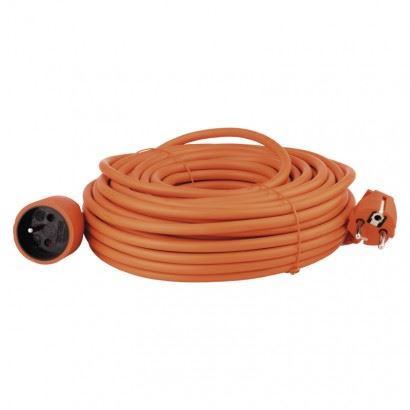 Emos Predlžovací kábel 25 m P01125, 1 zásuvka, 230V, oranžový 1901012500