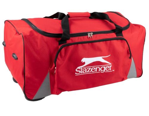 SLAZENGER ED-210018cerv Športová / cestovná taška s kolieskami červená