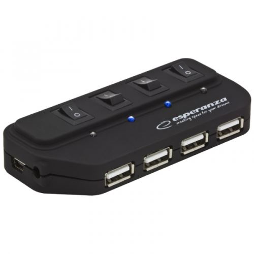 Esperanza Hub USB 2.0 4 porty EA127