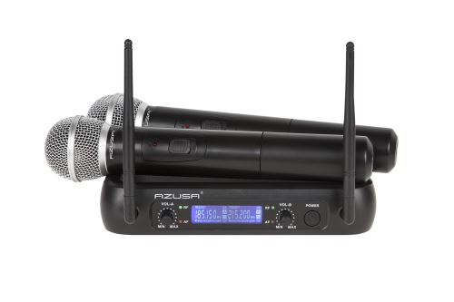 Azusa VHF mikrofón WR-358LD 2 kanály MIK0141