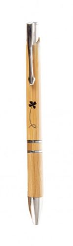 Indecor X11849 Propiska bambusová Pre šťastie hnedá 4x1x16 cm