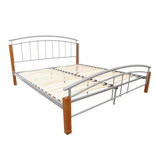 Kondela 3023247 Manželská posteľ drevo, kov 160x200, MIRELA 212 x 163.5 x 108 cm