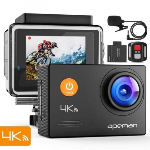 Odolná digitálna kamera Apeman A79, 4KUltra HD, vodotesné puzdro do 40m AM0008