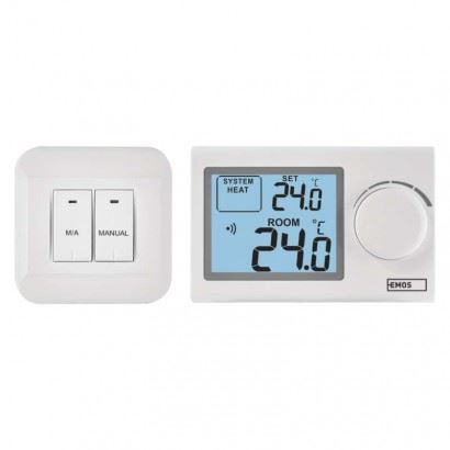 Emos Izbový bezdrôtový termostat EMOS P5614, biely 2101106010