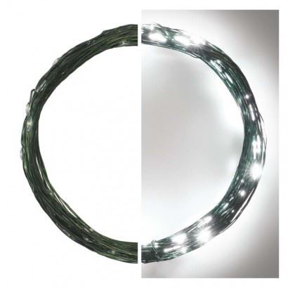 EMOS Lighting LED vianočné nano reťaz zelená D3AC04, 7,5 m, vonkajšia aj vnútorná, studená biela 1550032003