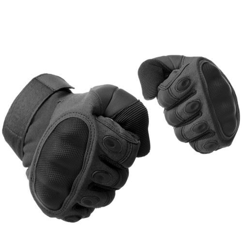 Trizand 21770 XL čierne ochranné taktické rukavice 16783