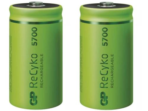GP Nabíjacie batérie ReCyko 5700 D (HR20) B2145, 2 ks, zelené 1032422570