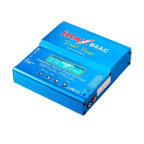 iMAX Balančná nabíjačka batérií B6 80W E6168 modrá BAT1154